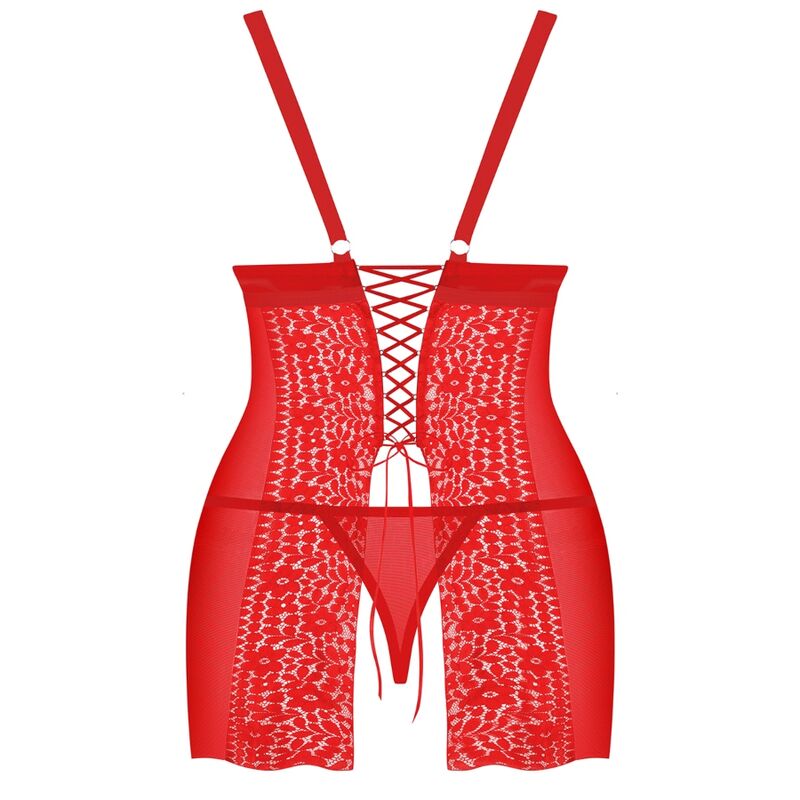 OBSESSIVE - CHEMISE ET TANGA BLOSSMINA 6XL/7XL