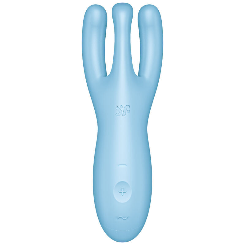 SATISFYER - APPLICATION VIBRATEUR THREESOME 4 ROSE