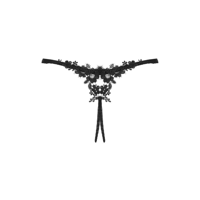 OBSESSIVE - STRING SANS ENTREJAMBE CELIA NOIR XL/XXL