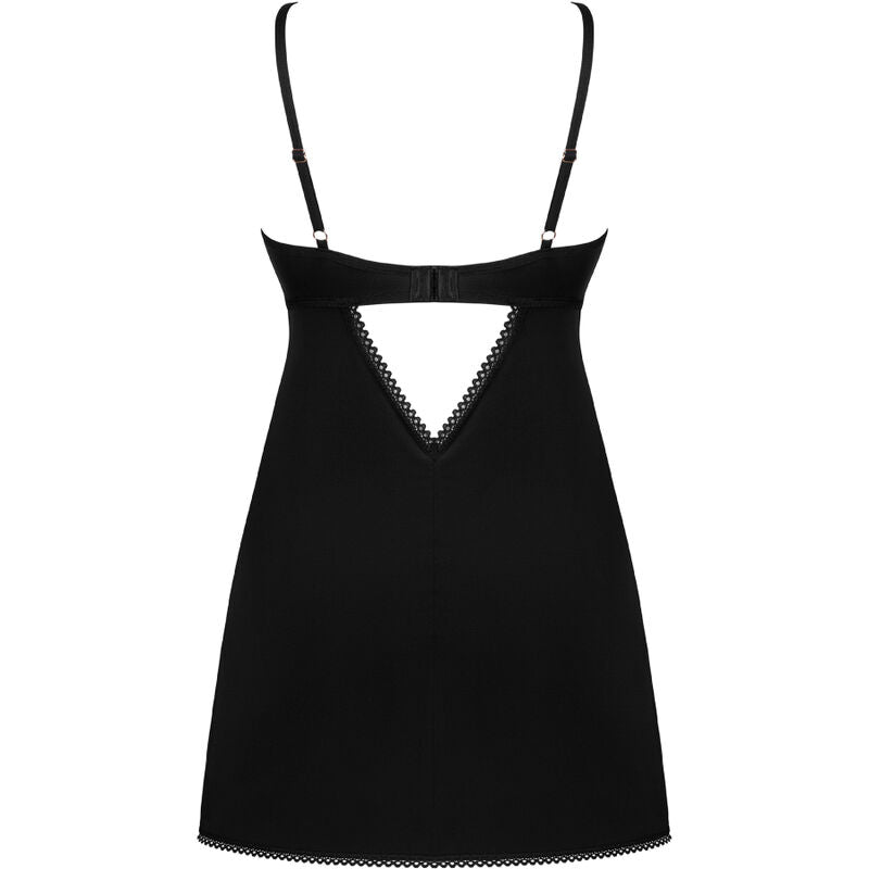 OBSESSIVE - CHEMISE ROSENTY & STRING XS/S