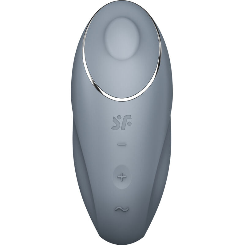 SATISFYER - TAP & CLIMAX 1 VIBRATEUR LAY-ON ROUGE