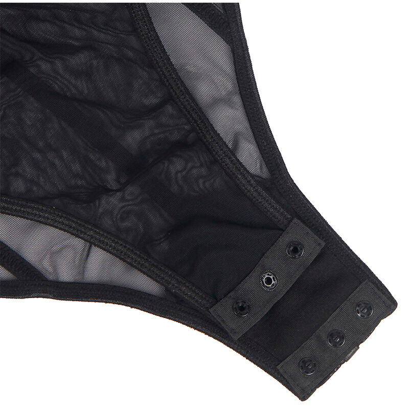 SUBBLIME - BODY NOIR BRETELLES CHAÎNE S/M