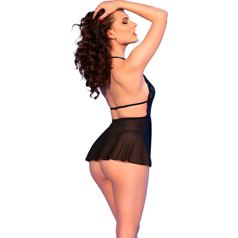 CHILIROSE - CR 4720 BABYDOLL & STRING ROUGE S
