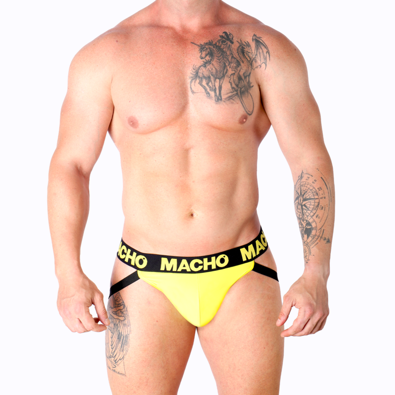 MACHO - MX25A JOCK LYCRA JAUNE M