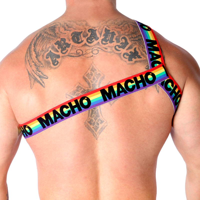 MACHO - HARNAIS ROMAIN BLANC S/M