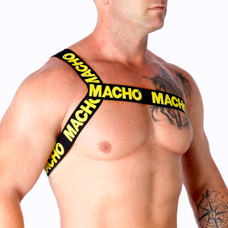 MACHO - HARNAIS ROMAIN BLANC S/M