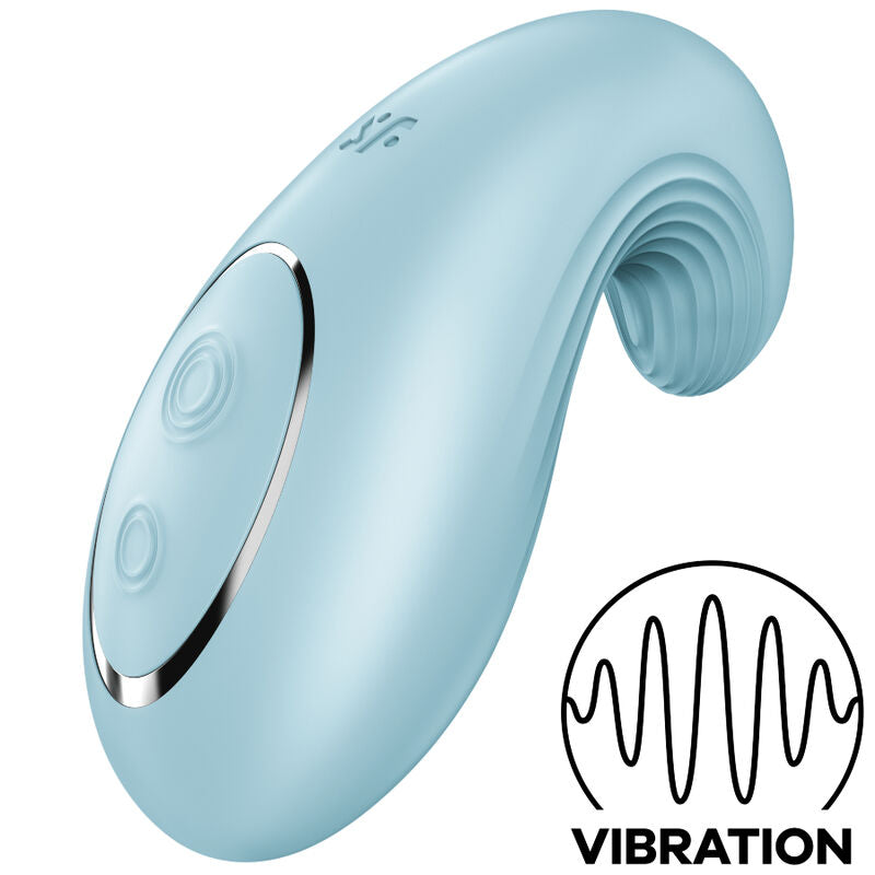 SATISFYER - VIBRATEUR  POSER DIPPING DELIGHT ROUGE