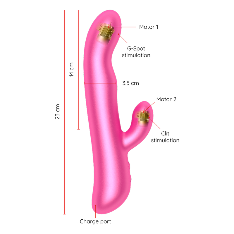 ONINDER - OSLO VIBRATION ET ROTATION NOIR - APPLICATION GRATUITE