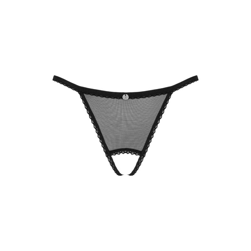 OBSESSIVE - STRING SANS ENTREJAMBE CELIA NOIR XL/XXL