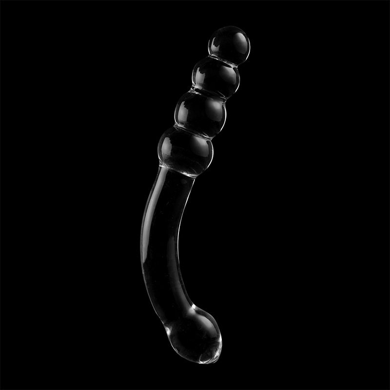 NEBULA SERIES BY IBIZA - MODÈLE 14 GODE EN VERRE BOROSILICATE ROSE 18.5 CM -O- 3 CM