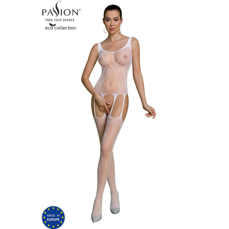 PASSION - BODYSTOCKING ECO COLLECTION ECO BS007 ROUGE