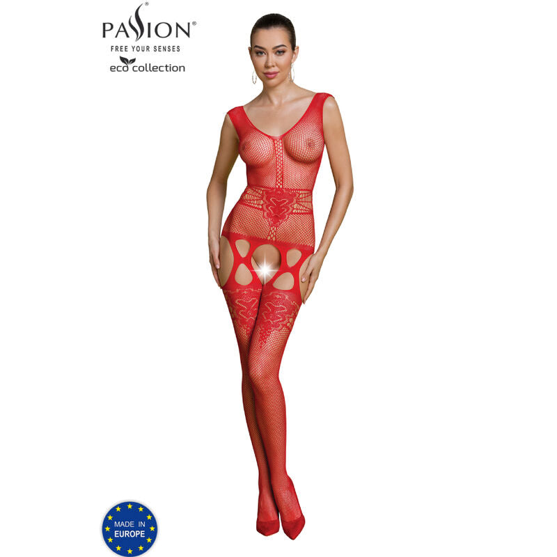 PASSION - BODYSTOCKING ECO COLLECTION ECO BS014 BLANC