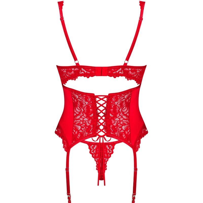 OBSESSIVE - CORSET ET TANGA AMOR CHERRIS S/M