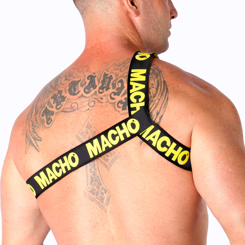MACHO - HARNAIS ROMAIN BLANC S/M