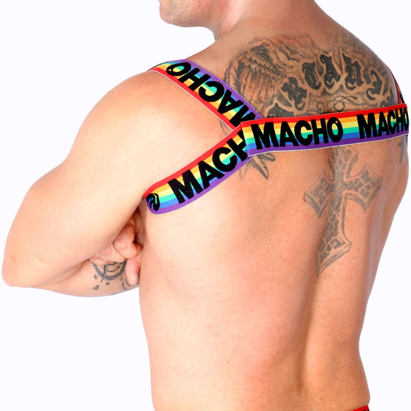 MACHO - HARNAIS ROMAIN BLANC S/M