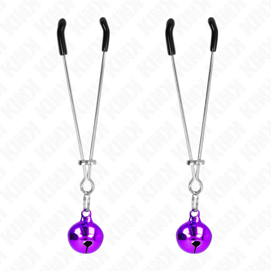 KINK - PINCES À TÉLÉPHONE MINCE CLOCHE VIOLET 7 CM