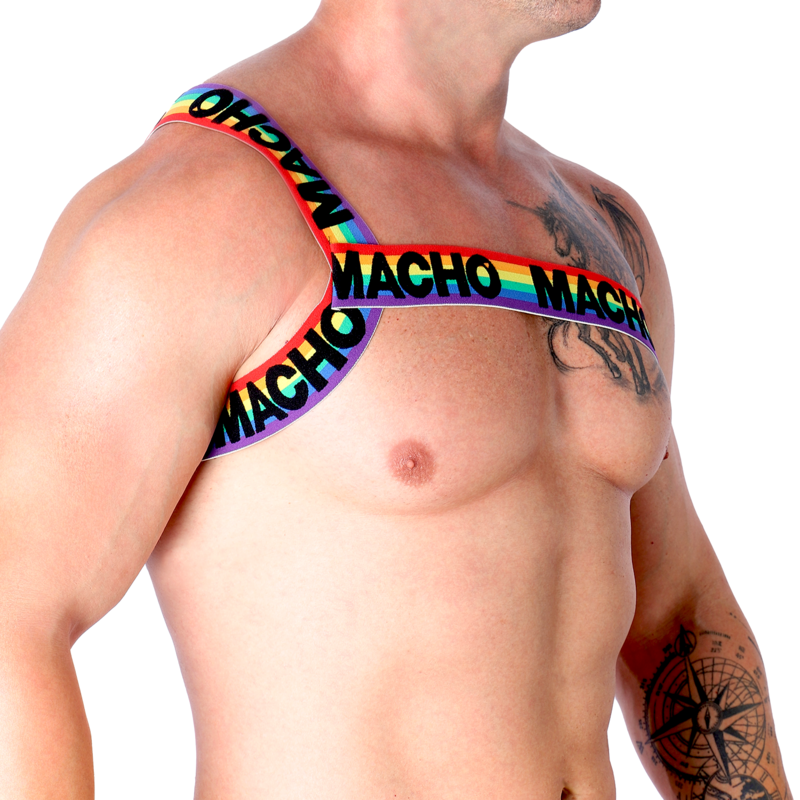 MACHO - HARNAIS ROMAIN BLANC S/M