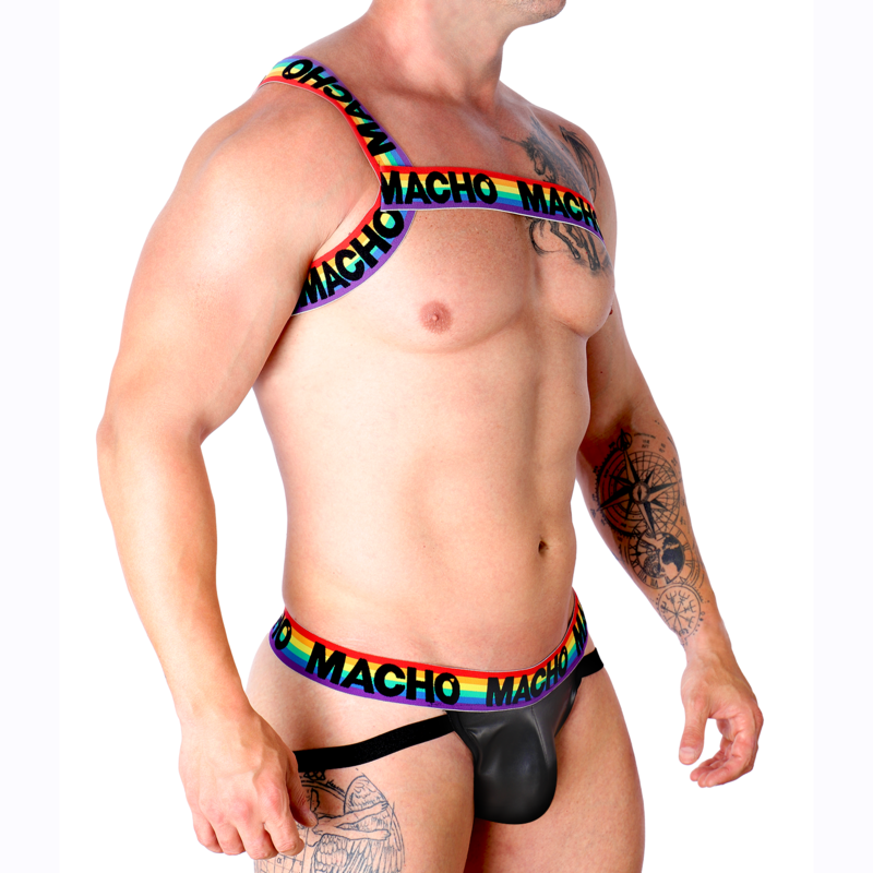 MACHO - HARNAIS ROMAIN BLANC S/M