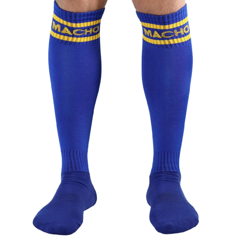 MACHO - CHAUSSETTES LONGUES TAILLE UNIQUE ROUGE